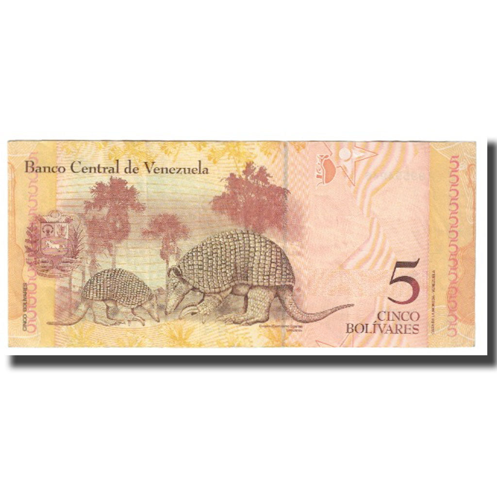 Banknote, Venezuela, 5 Bolivares, 2011, 2011-02-03, KM:89a, UNC(63)