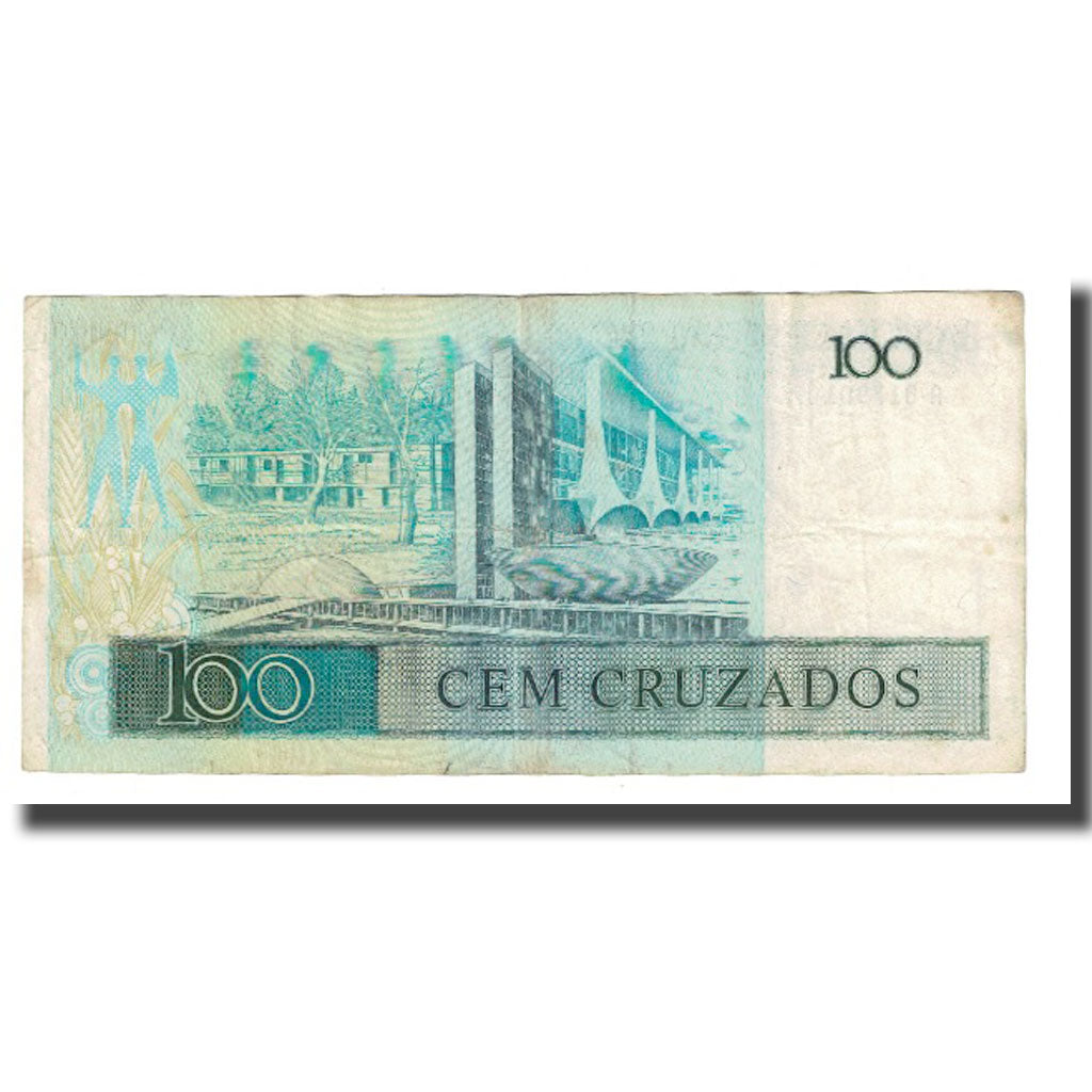 Nota, Brasil, 100 Cruzados, KM:211a, VF(20-25)