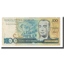 Banknote, Brazil, 100 Cruzados, KM:211a, VF(20-25)
