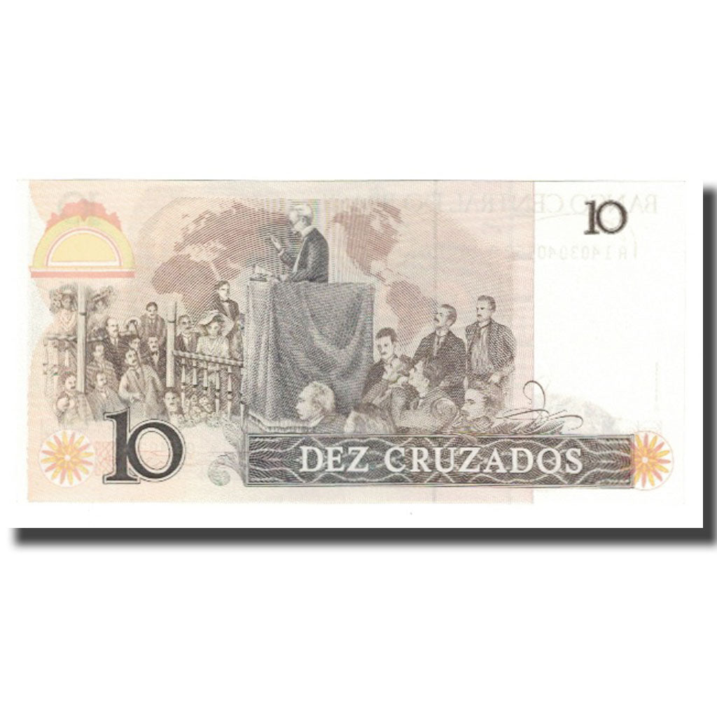 Banconote, Brasile, 10 Cruzados, KM:209a, FDS