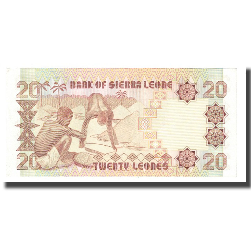 Banknote, Sierra Leone, 20 Leones, 1984, 1984-08-24, KM:14b, AU(55-58)