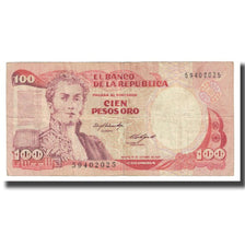 Banknote, Colombia, 100 Pesos Oro, 1984, 1984-10-12, KM:426A, EF(40-45)