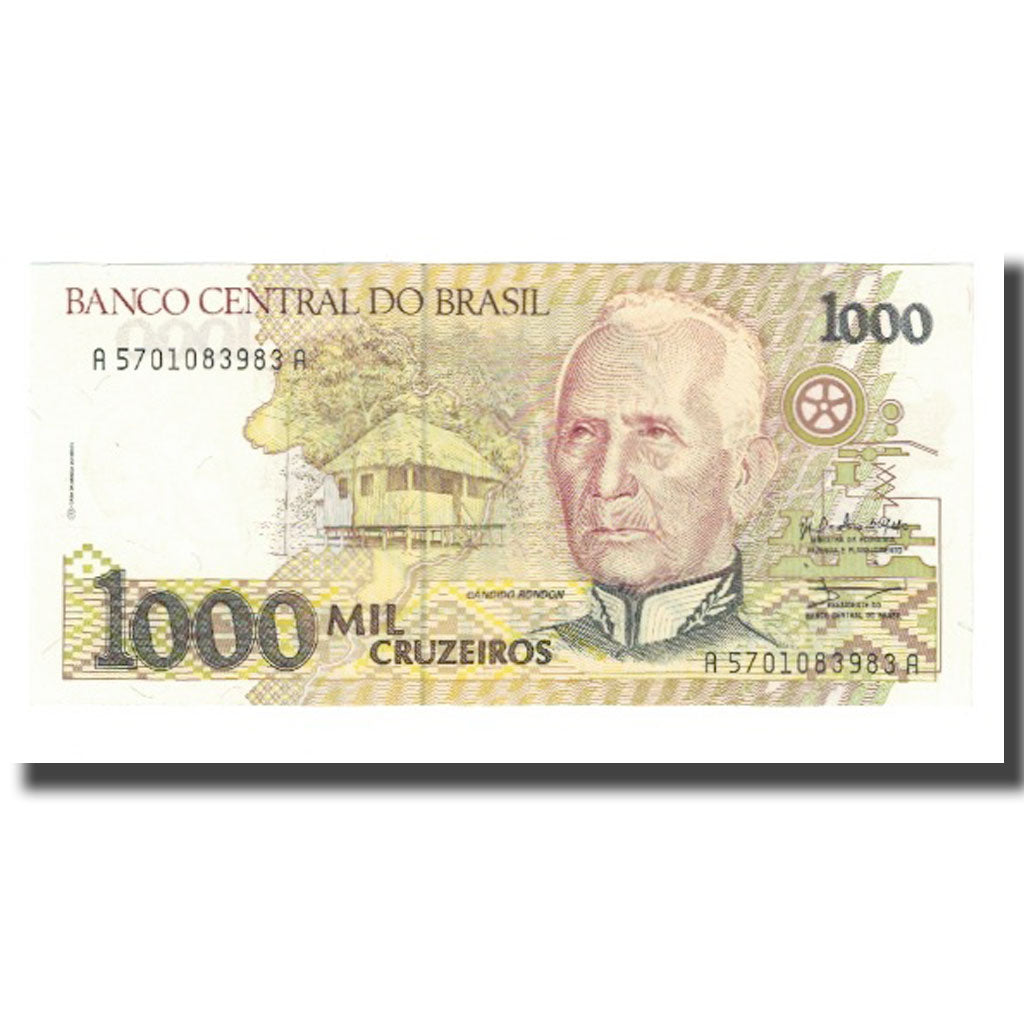Banconote, Brasile, 1000 Cruzeiros, KM:231b, FDS