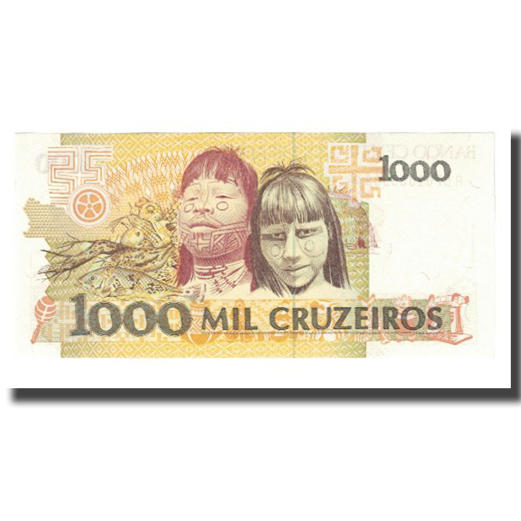 Banconote, Brasile, 1000 Cruzeiros, KM:231b, FDS