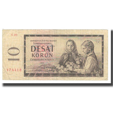 Banknot, Czechosłowacja, 10 Korun, 1960, KM:88b, EF(40-45)