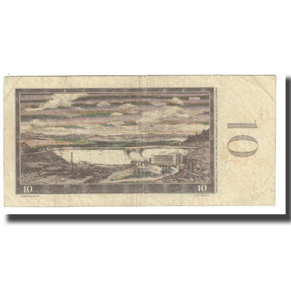 Banknot, Czechosłowacja, 10 Korun, 1960, KM:88b, EF(40-45)