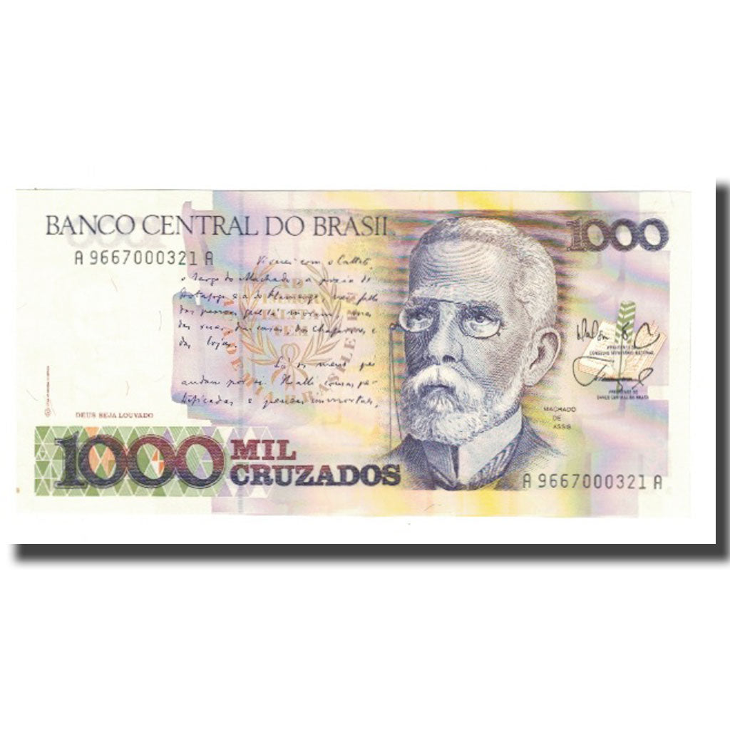 Banknote, Brazil, 1000 Cruzeiros, KM:231a, UNC(63)