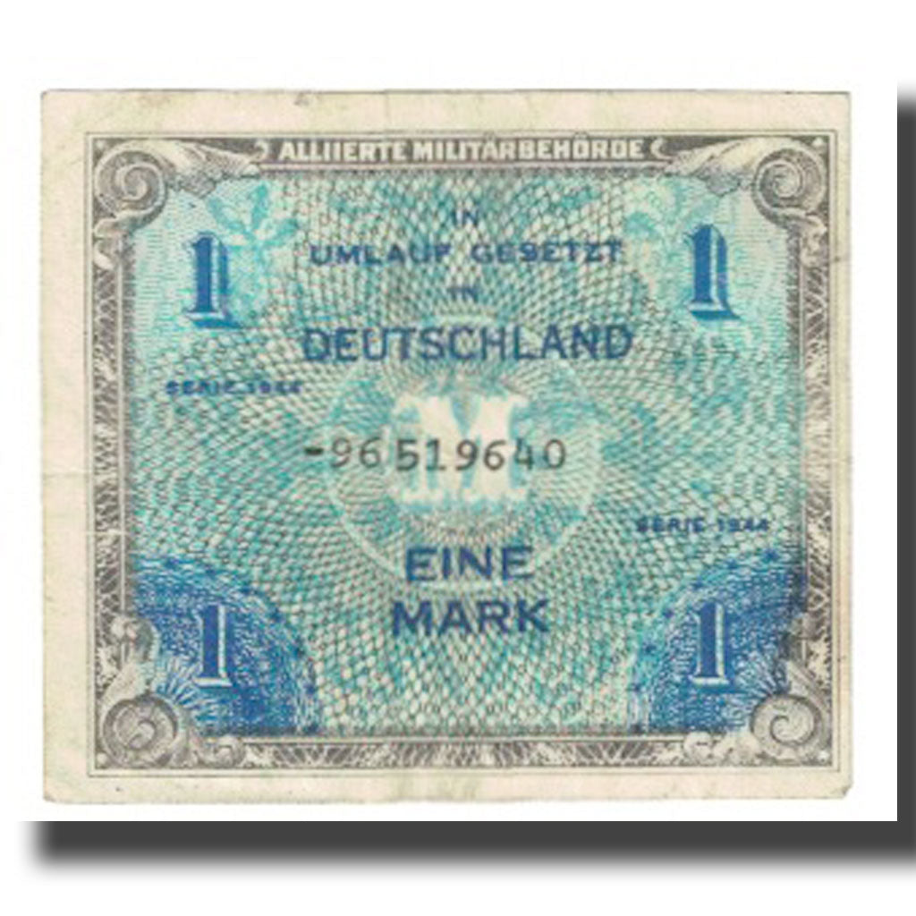 Banknote, Germany, 1 Mark, 1944, SERIE DE 1944, KM:192a, EF(40-45)