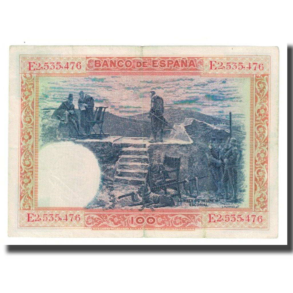 Banknote, Spain, 100 Pesetas, 1925, 1925-07-01, KM:69c, EF(40-45)
