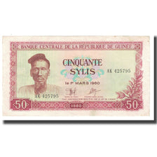 Banknote, Guinea, 50 Sylis, 1960, 1960-03-01, KM:25a, EF(40-45)