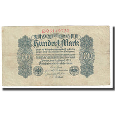 Geldschein, Deutschland, 100 Mark, 1922, 1922-08-04, KM:75, SS