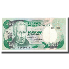 Banknote, Colombia, 200 Pesos Oro, 1988, 1988-04-01, KM:429d, EF(40-45)