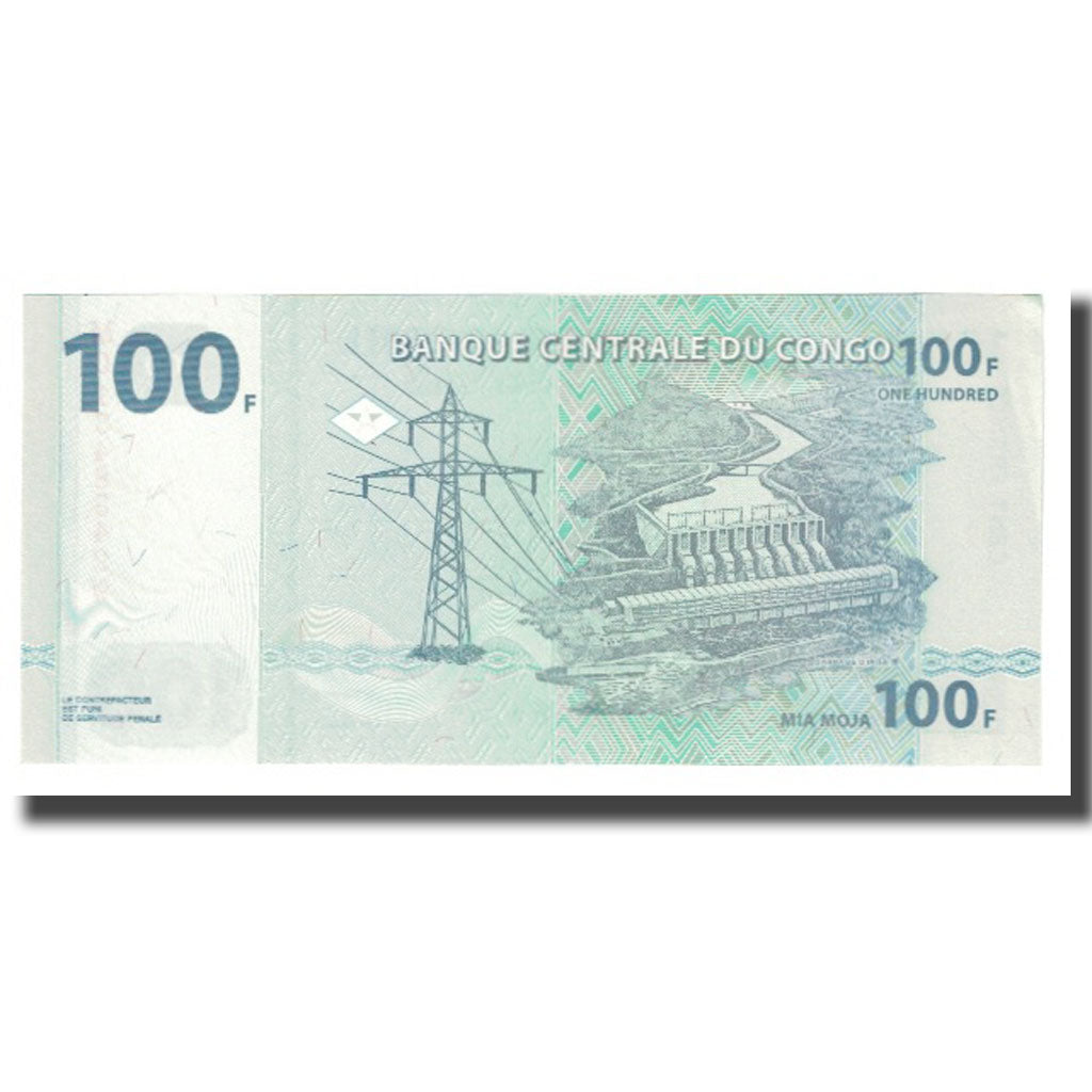 Billet, Congo Democratic Republic, 100 Francs, 2007, 2007-07-31, KM:92a, NEUF