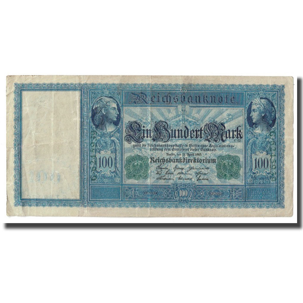 Banknote, Germany, 100 Mark, 1910, 1910-04-21, KM:43, EF(40-45)