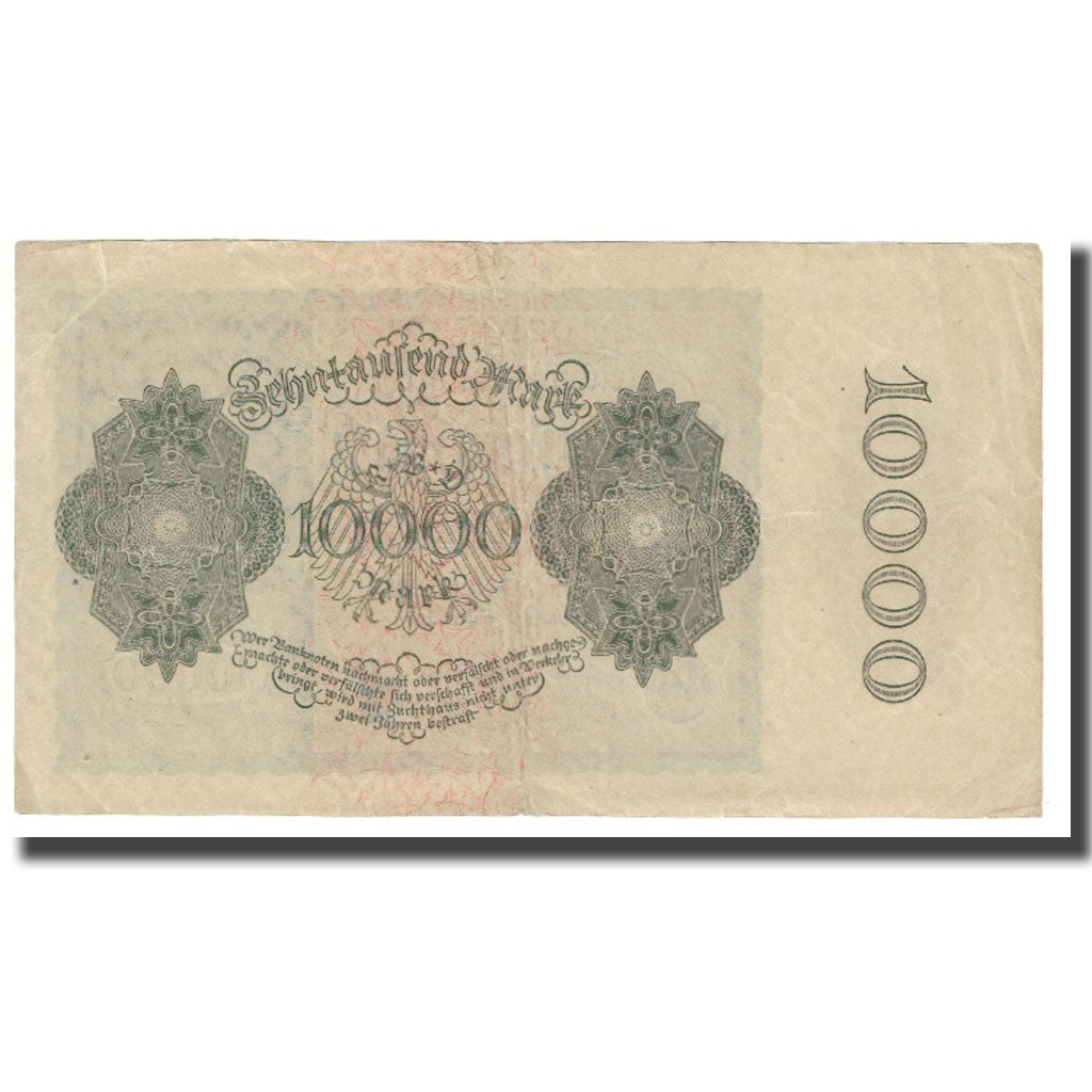 Banknote, Germany, 10,000 Mark, 1922, 1922-01-19, KM:70, EF(40-45)