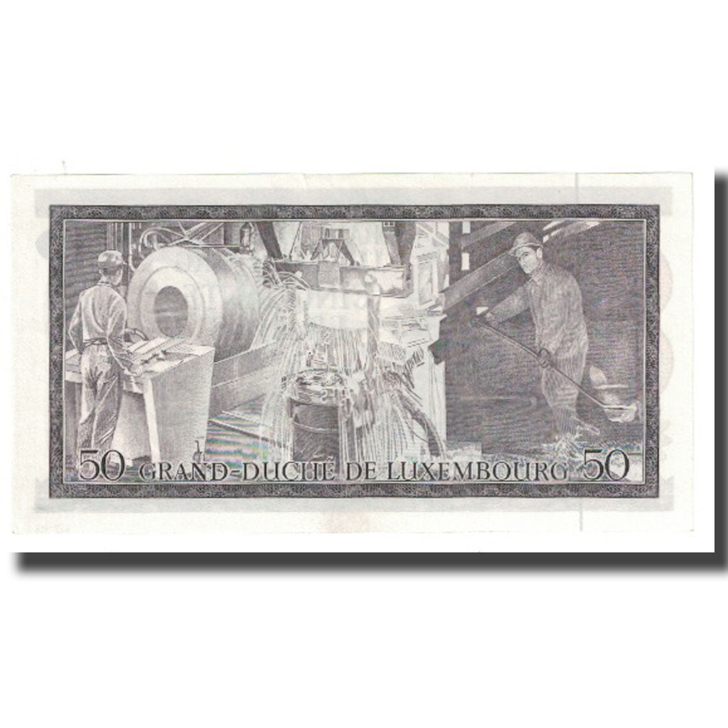 Banknote, Luxembourg, 50 Francs, 1972, 1972-08-25, KM:55a, UNC(65-70)