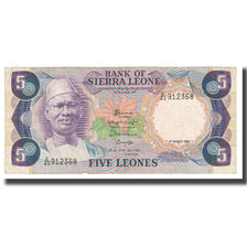 Banknote, Sierra Leone, 5 Leones, 1985, 1984-08-04, KM:7f, EF(40-45)