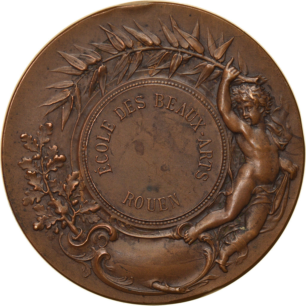 France, Medal, Ecole des Beaux Arts de Rouen, Arts & Culture, Bottée, MS(63)