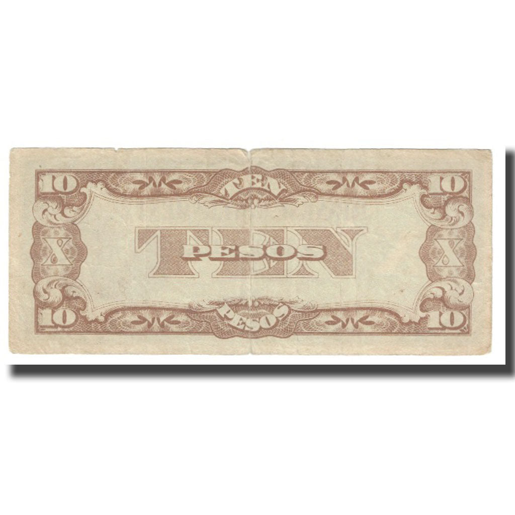 Nota, Filipinas, 10 Pesos, KM:108a, VF(20-25)