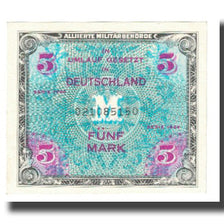 Geldschein, Deutschland, 5 Mark, 1944, SERIE DE 1944, KM:193a, UNZ-