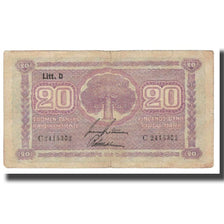 Billete, 20 Markkaa, Finlandia, KM:71a, BC