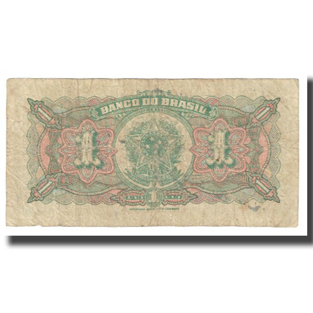 Banknote, Brazil, 1 Mil Reis (Cruzeiro), KM:131a, VF(20-25)