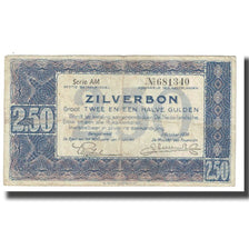 Banknote, Netherlands, 2 1/2 Gulden, 1938, 1938-10-01, KM:62, VF(20-25)