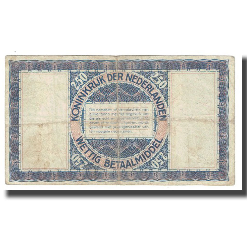 Banknote, Netherlands, 2 1/2 Gulden, 1938, 1938-10-01, KM:62, VF(20-25)