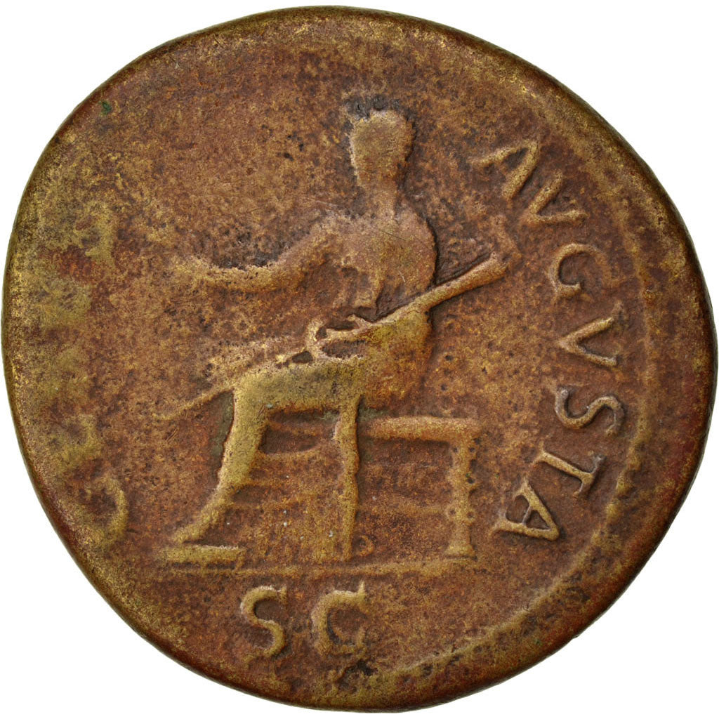 Claudius, Dupondius, Roma, VF(30-35), Copper, Cohen:1