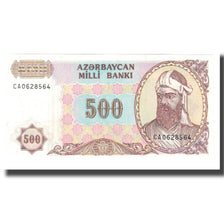 Nota, Azerbaijão, 500 Manat, KM:19b, UNC(65-70)