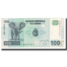 Biljet, Democratische Republiek Congo, 100 Francs, 2000, 2000-01-04, KM:98a, TTB