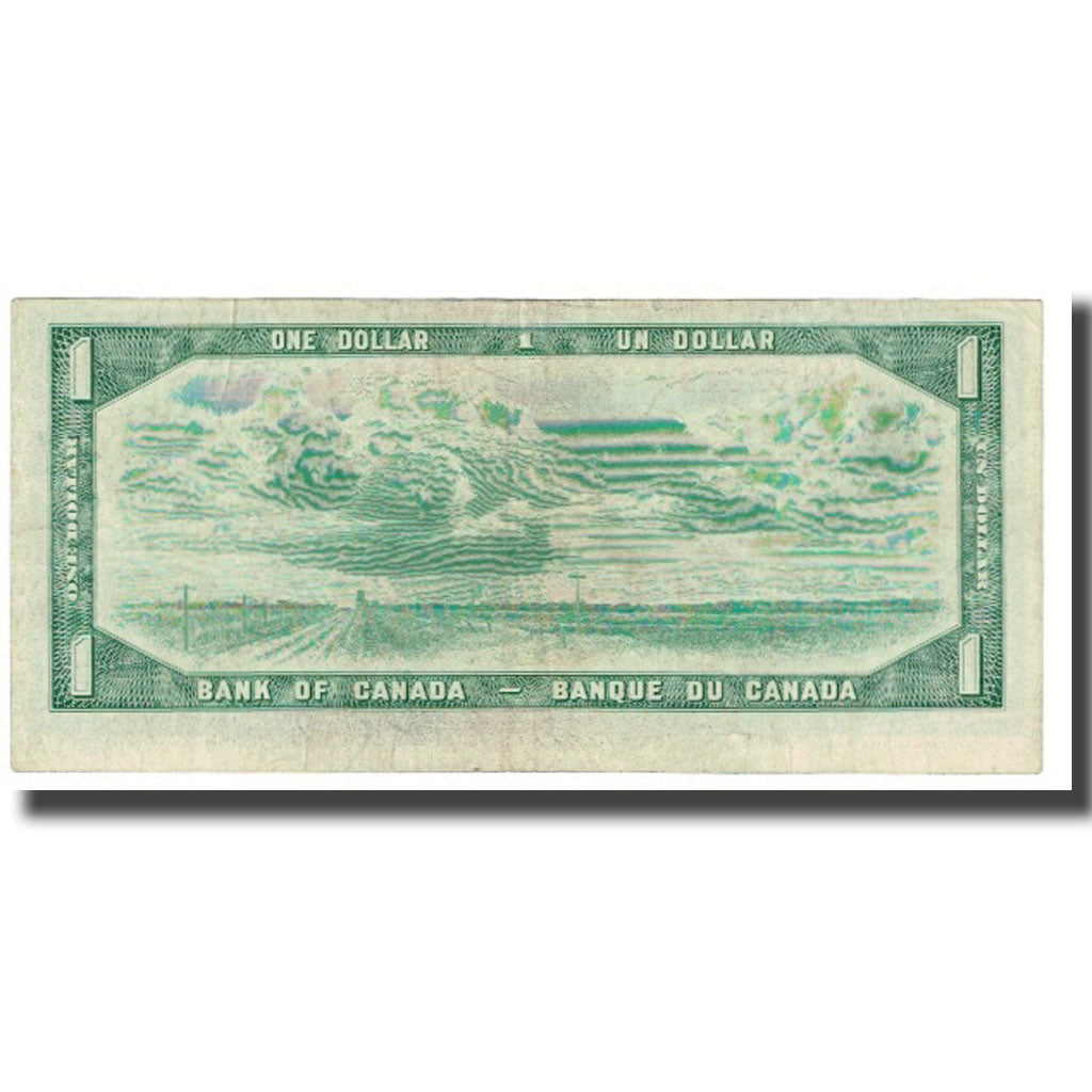 Biljet, Canada, 1 Dollar, 1954, KM:75c, TTB
