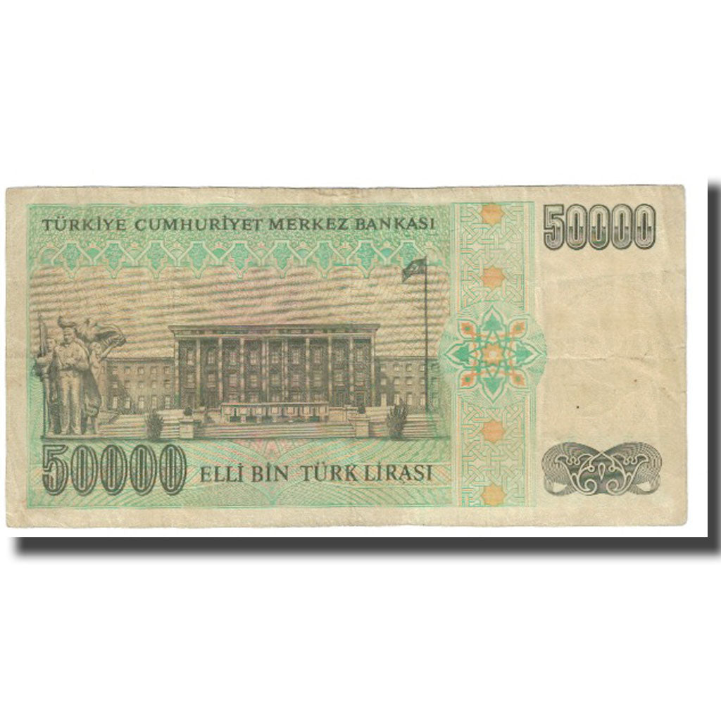 Geldschein, Türkei, 50,000 Lira, 1970, 1970-10-14, KM:203a, SS
