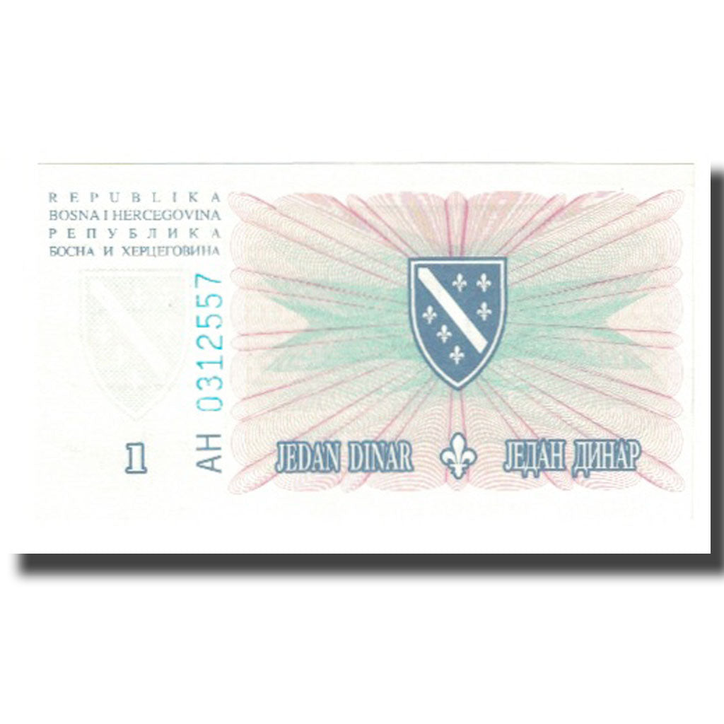 Banknote, Bosnia - Herzegovina, 1 Dinar, 1994, 1994-08-15, KM:39a, UNC(65-70)