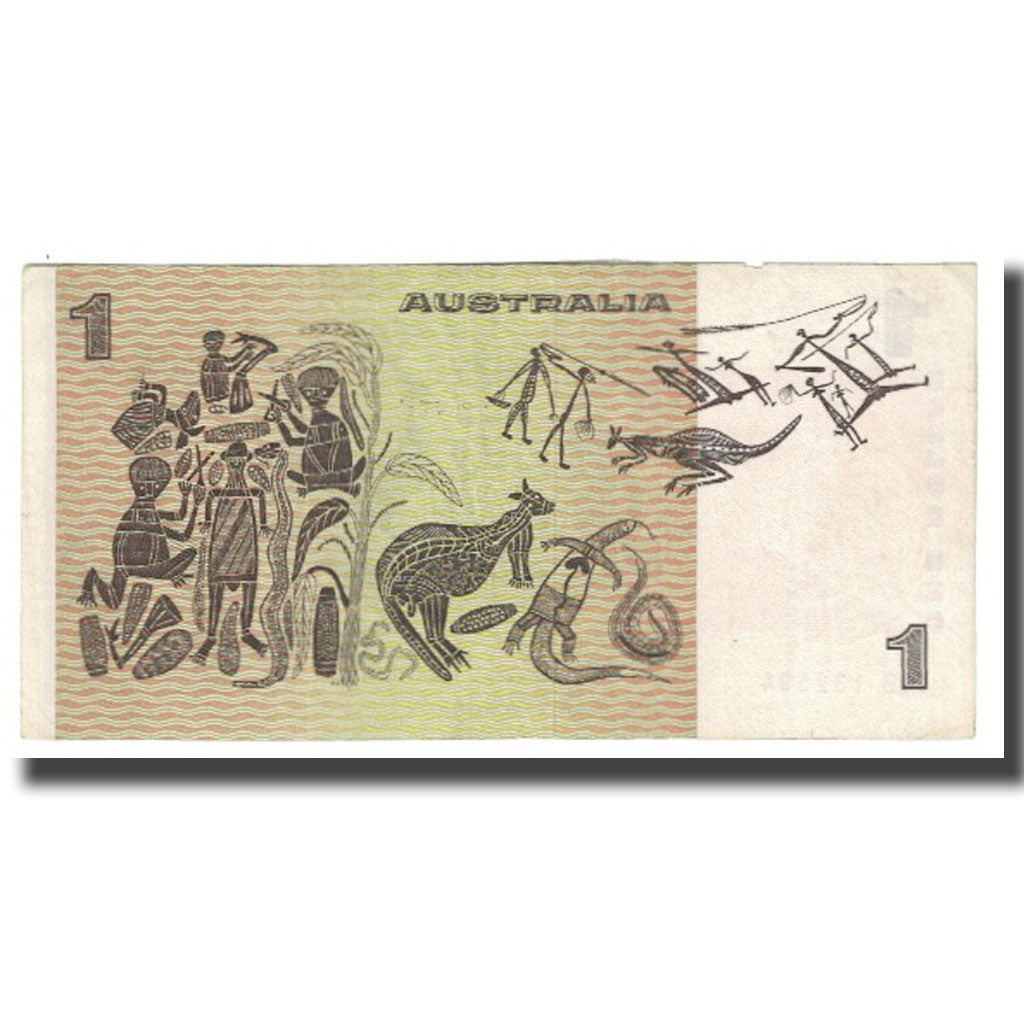 Billet, Australie, 1 Dollar, KM:42c, TTB
