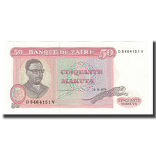 Banknote, Zaire, 50 Makuta, 1979, 1979-11-24, KM:17a, UNC(65-70)