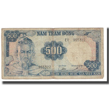 Banknote, South Viet Nam, 500 D<ox>ng, KM:23a, VF(20-25)
