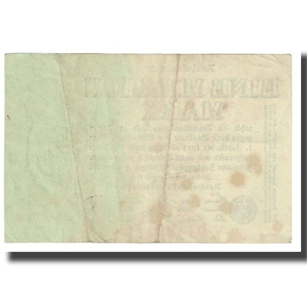 Banknote, Germany, 1 Million Mark, 1923, 1923-08-09, KM:102a, EF(40-45)