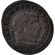 Maxentius, Follis, Ostia, VF(30-35), Copper, Cohen #5, 5.70