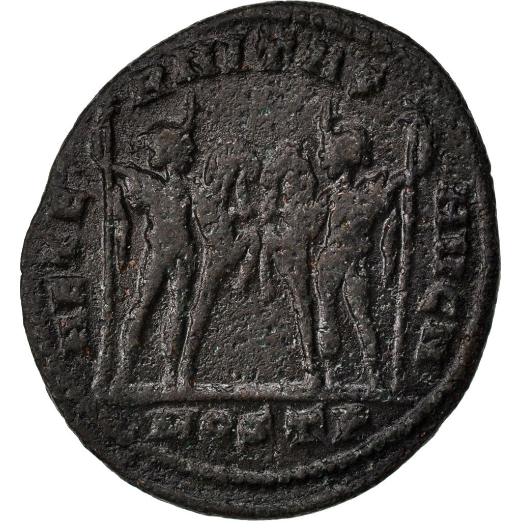 Maxentius, Follis, Ostia, VF(30-35), Copper, Cohen #5, 5.70