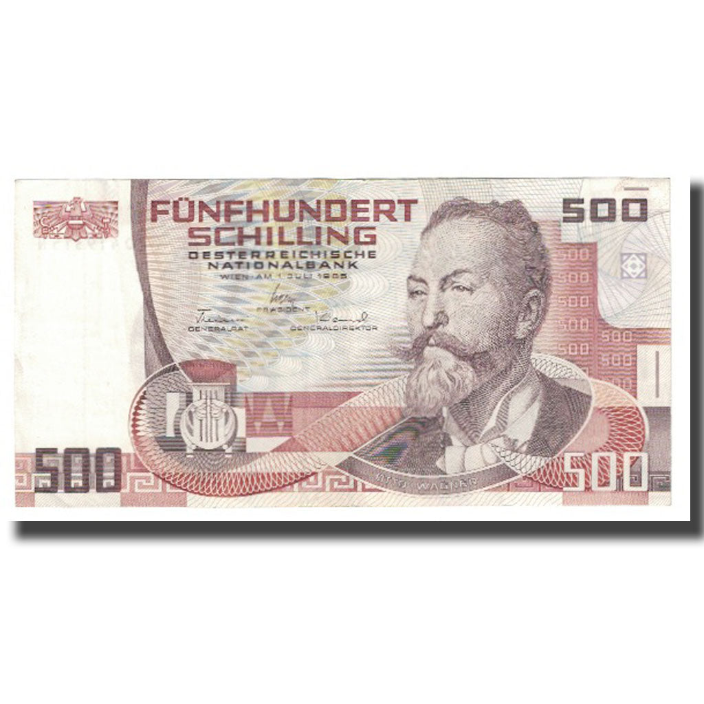 Banknot, Austria, 500 Schilling, 1985, 1985-07-01, KM:151, EF(40-45)