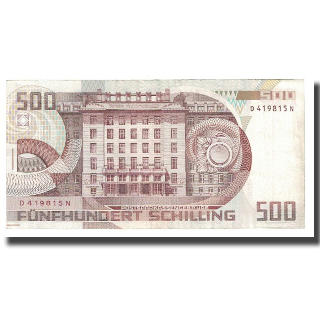 Banknot, Austria, 500 Schilling, 1985, 1985-07-01, KM:151, EF(40-45)