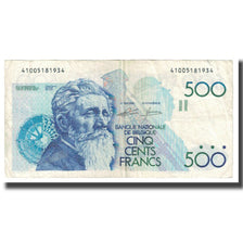 Billet, Belgique, 500 Francs, KM:143a, TTB
