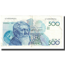 Banknot, Belgia, 500 Francs, Undated, Undated, KM:143a, EF(40-45)
