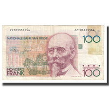 Banconote, Belgio, 100 Francs, KM:142a, MB