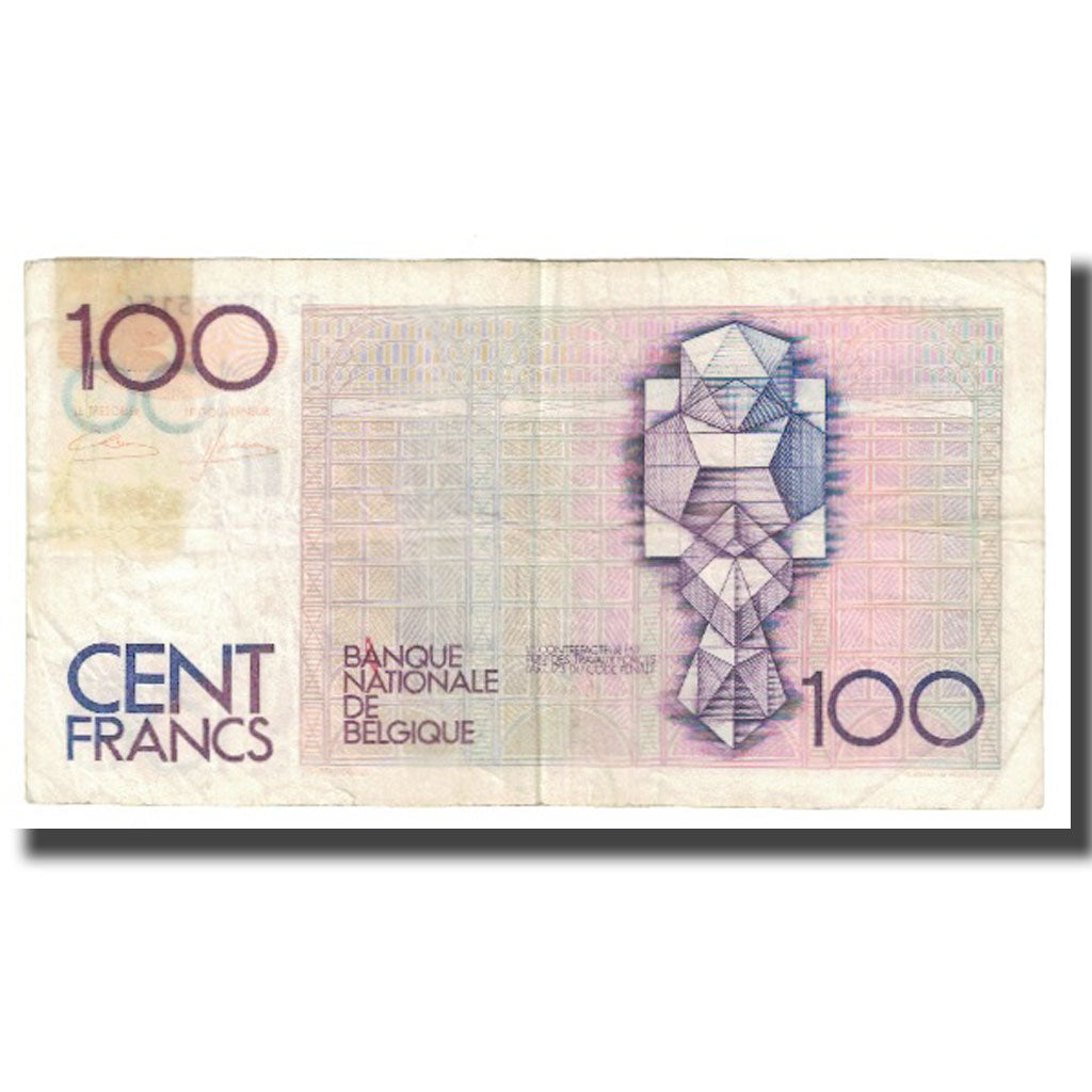 Banconote, Belgio, 100 Francs, KM:142a, MB