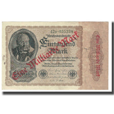 Banknote, Germany, 1 Milliarde Mark on 1000 Mark, 1922, 1922-12-15, KM:113a