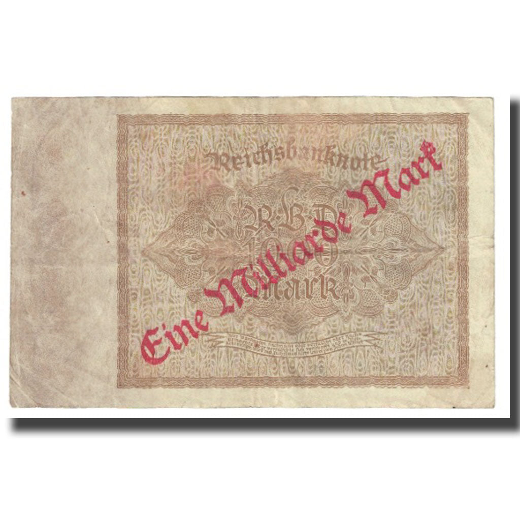 Banknote, Germany, 1 Milliarde Mark on 1000 Mark, 1922, 1922-12-15, KM:113a