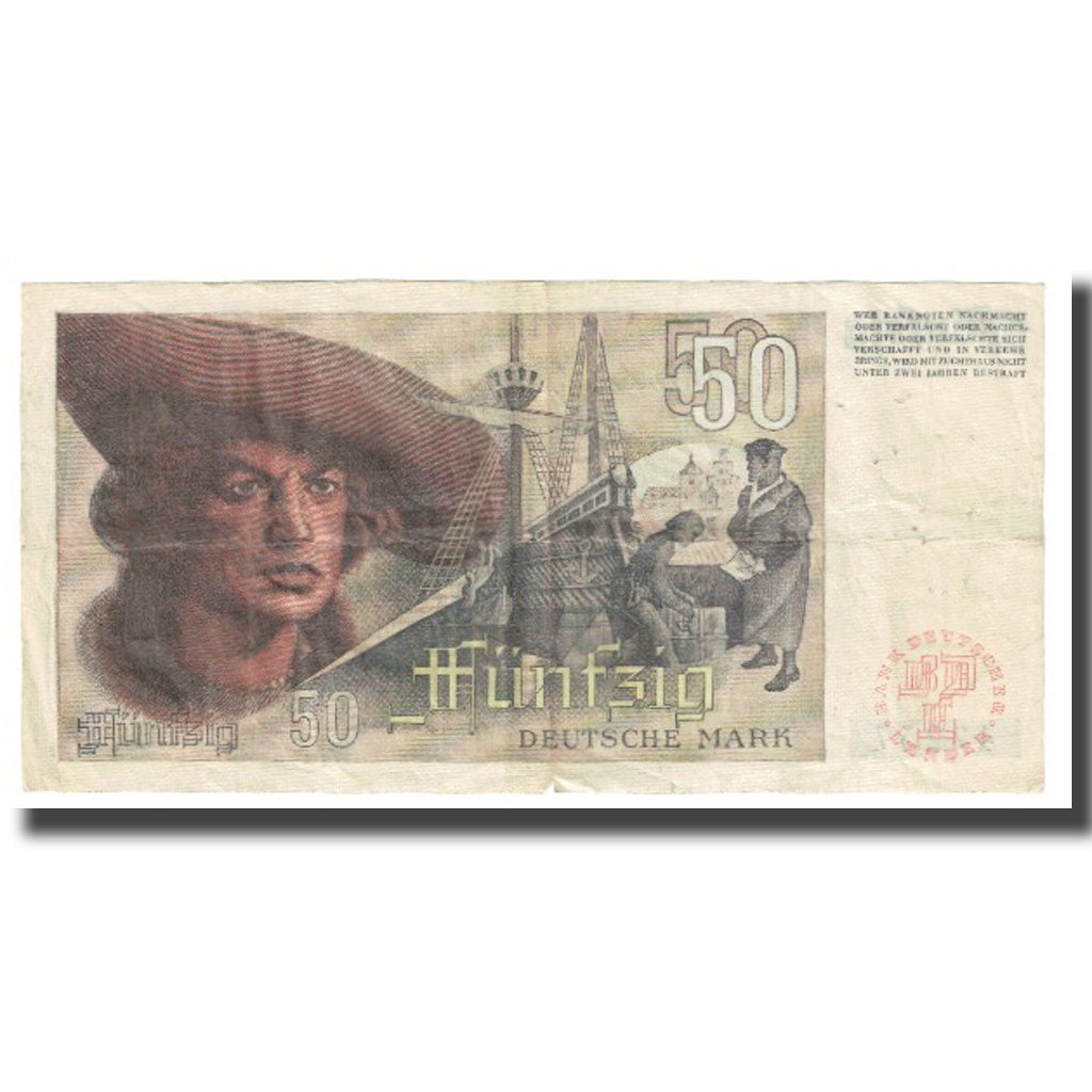 Banknote, GERMANY - FEDERAL REPUBLIC, 50 Deutsche Mark, 1948, 1948-12-09