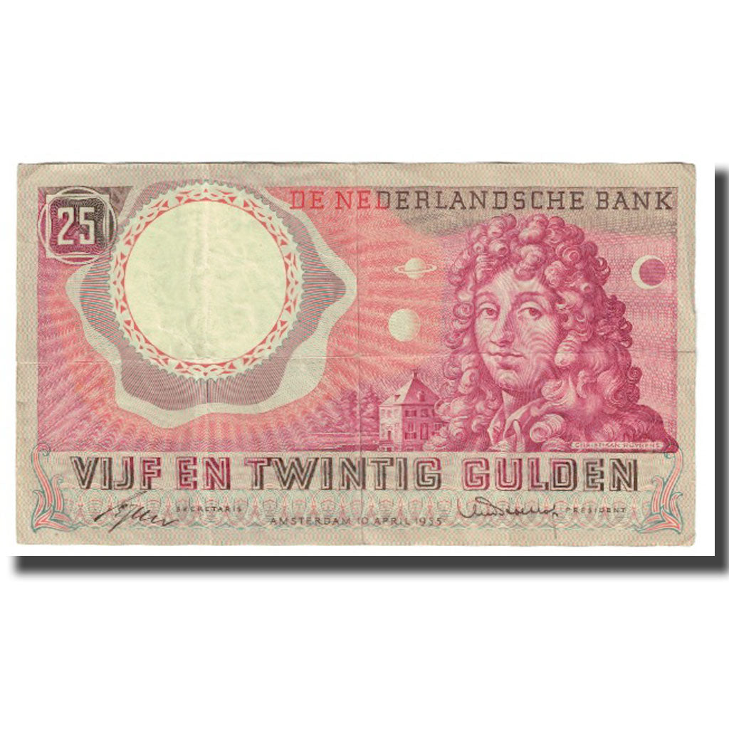 Banknot, Holandia, 25 Gulden, 1955, 1955-04-10, KM:87, EF(40-45)